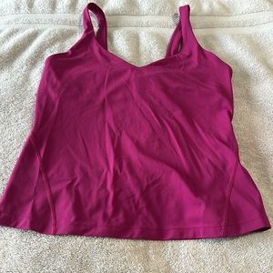Berry colored Lululemon Align Tank